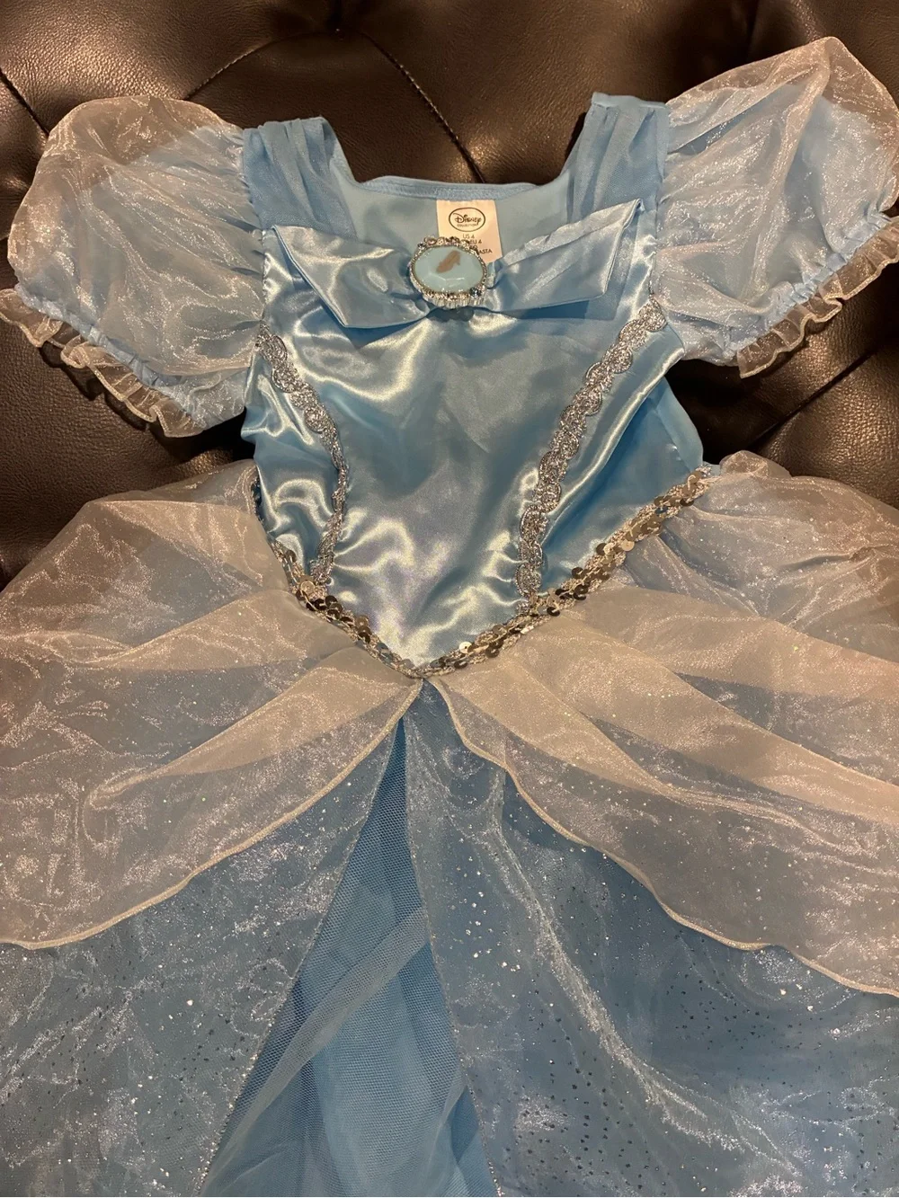 Disney Cinderella Light Blue Sparkle Princess Dress - never worn